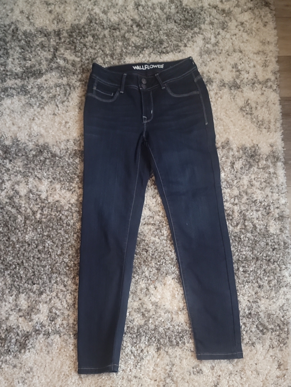 Wallflower Navy Skinny Jeans